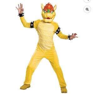 Disguise Boys' Super Mario Bros. Bowser Deluxe Costume